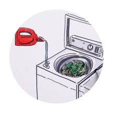 Not all stains can be removed by warm water. Putting Clothing In A Washing Machine Pencil Sketch Cold Water Washing Cold Water Washing Clothes