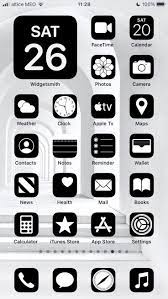 Aesthetic Black Ios 14 App Icons Pack 108 Icons 1 Color Etsy Black App App Icon Iphone Photo App