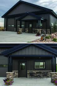If you're building a garage that goes above and beyond your standard four walls, roof, and concrete if you're having a custom garage company work for you, you can even get your garage built to a. Outstanding Metal Building Homes Companies Only In Homelikeart Com Metal Building Homes Metal Barn Homes Garage House Plans