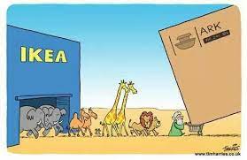 ikea and the ark bijbel humor christelijke memes christelijke humor