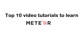 Top 10 Best Meteor Js Video Tutorials Learn Meteor Js Step