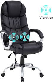 Home Office Chair Massage Desk Chair Ergonomic Computer Chair With Lumbar Support Headrest Armrest H In 2020 Office Massage Chair Office Chair Home Office Chairs