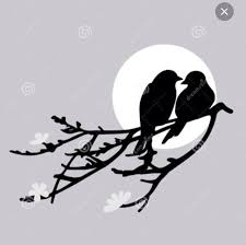 Bird On Branch Silhouette Tattoo Pin By Najwa On Art Craft Diy Bird Silhouette Silhouette Art Bird On Branch