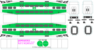 The Go From Toronto Passenger Cars Paper Train Paper Boat Subway Train