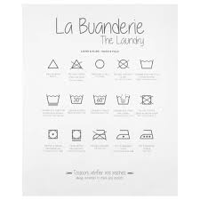 Tableau Imprime La Buanderie Laundry Room Wash And Fold Positive Wall Art