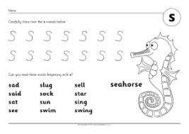 Ch, sh, th, ck, ng, ck, th, wh. Letter S Phonics Activities And Printable Teaching Resources Sparklebox