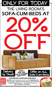 Furniture making cool furniture bedroom furniture natural living hardwood house design goa india geometric patterns pune. The Living Room Sofa Cum Beds At 20 Off Ad Advert Gallery