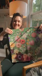 Meet puzzle designer@lellobird. Jeni Paltiel designed ABC Flowers ...