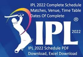Copa america 2021 is set to take place from june 13 and conclude on july 10, 2021. Ipl Schedule 2022 Pdf Download Time Table Live Cricbuzz Points Table