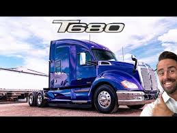 Top Of The Line 2020 Kenworth T680 With Diamond Vit Interior Youtube In 2020 Kenworth Interior Line