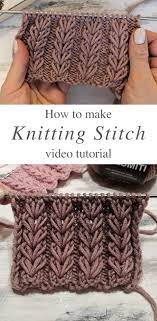 It uses purl and knit stitches, and explains how to add different color yarns. Easy Knitting Stitch To Make Voluminous Patterns Crochetbeja
