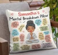My Daily Affirmations Pillow - Yoga Personalized Custom ...