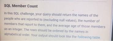 To get the table column names in alphabetical order, you need to use order by. Solved Sql Question Id Firstname Lastname Reportsto Posit Chegg Com