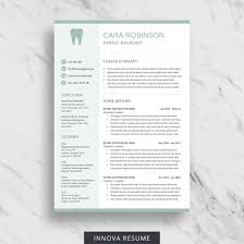 Create your new resume in 5 minutes. Dental Assistant Resume Template Innova Resume Modern Resume Templates