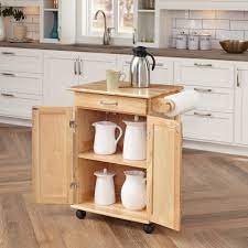 New solid wood rustic chunky kitchen island wooden breakfast bar made to measure. Home Styles Solid Wood Kitchen Cart Natural Walmart Com Walmart Com