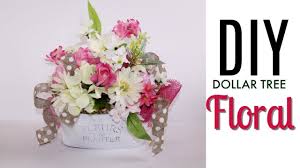 This is the most epic flower wall tutorial! Diy Dollar Tree Spring Floral Arrangement Beautiful Decor On A Bud Youtube