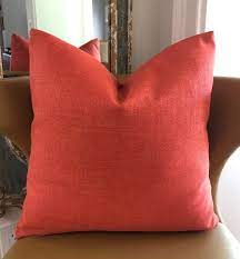Maybe you would like to learn more about one of these? Coral Outdoor Decorative Pillow Cover Solid Orange Throw Etsy In 2021 Outdoor Decorative Pillows Orange Throw Pillows Decorative Pillow Covers