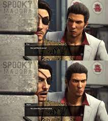 It S Probably The Eyepatch Spookymajora Yakuzagames Funny Games Kiryu Memes