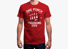 one punch gym t shirt redzila