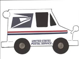 Mail Truck Wrap A Kit Kat Bar And Add The Wheels Mail Truck Truck Crafts Truck Stamps