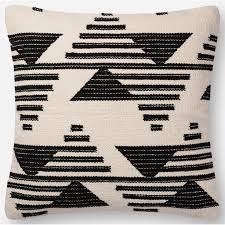 Farmhouse dining room decor joanna gaines magnolia farms. Magnolia Home By Joanna Gaines For Loloi Accent Pillows Black White 22 X 22 Down Pillow Belfort Furniture Throw Pillows