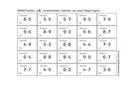 Kleines 1x1 kostenlose arbeitsblatter und jeweils ein. Einmaleins Bingo Zum Ausdrucken Ausmalbild Rechnen Lernen Das Kleine Einmaleins Das Kleine Und Grosse 1x1 Als Multiplikationstabelle Schule Kids Gerarda Gerber