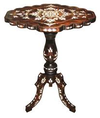 Mop Inlay Table Ahsap Isciligi Antikalar Osmanli