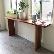 Make A Cool Plant Shelf Or Rustic Entry Table In An Afternoon No Saw Needed Plant Shelves Garden Shelves Diy Furniture