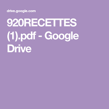 920recettes 1 Pdf Google Drive Cookeo Recette Recette Multicuiseur Recettes De Cuisine
