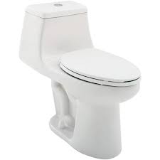 Glacier Bay 1 Piece 1 1 Gpf 1 6 Gpf High Efficiency Dual Flush Elongated All In One Toilet In White N2420 The Home Depot One Piece Toilets Home Depot Toilets Glacier Bay