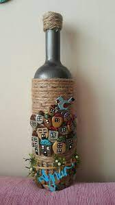 Wonderful Diy Decoration Ideas With Painted Pebbles My Desired Home Pebble Painting Bottle Crafts Stone Crafts