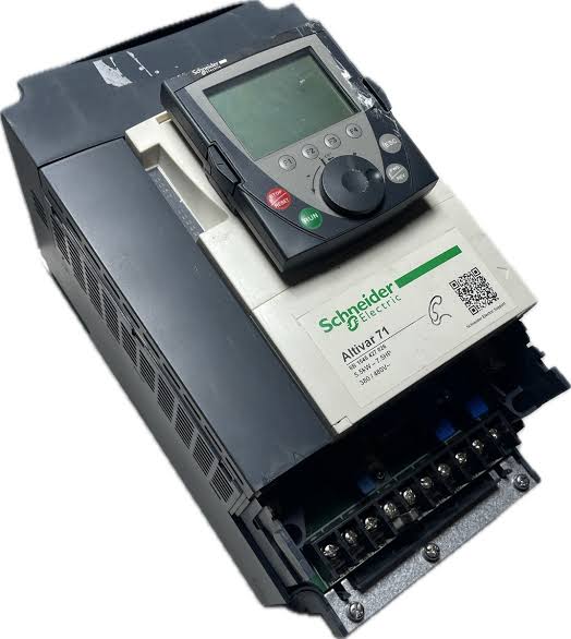 Schneider Electric Altivar71 ATV71HU55N4 VFD 7.5HP 380V Schneider Altivar71اینورتر اشنایدر سه فاز Altivar 71 5.5kW (380 ولت) | درایو قدرتمند برای کنترل دقیق موتورهای صنعتی | اینورتر استوک | خرید اینورتر استوک | تجهیز مارکت | تعمیرات اینورتر استوک 