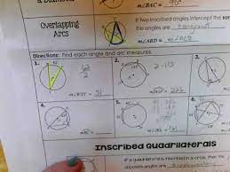 Circles 10 angles unit inscribed 4 homework answer key. Inscribed Angles Geometry Worksheet Answers Jobs Ecityworks
