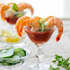 The shrimp will cook and turn pink. 3