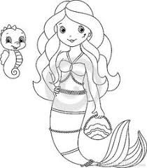 The sports mazes for kids are amazing activity pages for any kids with a favorite sport, or one who loves all sports. Little Mermaid Baby Seahorse Coloring Pages