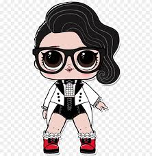 Coloring books for boys and girls of all ages. 3 009 Black Tie Lol Doll Black Tie Coloring Page Png Image With Transparent Background Toppng