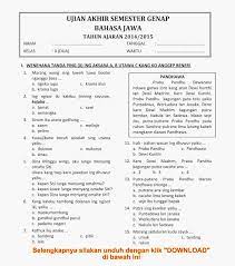 Materi bhs jawa kelas 11 semester 2. Materi Bahasa Jawa Kelas Xi Semester 2 Kurikulum 2013 Cara Golden