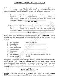 Apabila terjadi hal di luar kesepakatan maka akan diselesaikan secara kekeluargaan. Contoh Surat Perjanjian Gadai Motor Pdf Contoh Surat