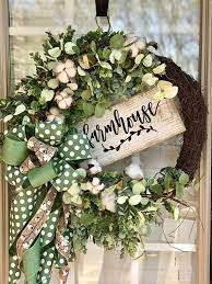 Check spelling or type a new query. Farmhouse Wreath Spring Wreaths For Front Door Easter Wreath Spring Wreath Everyday Wreath Cotton Wreath Gra Spring Wreath Diy Spring Wreath Wreath Decor