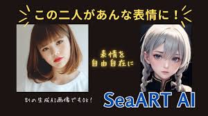 【初心者向け】SeaARTで表情を自由自在に変える方法！他のAIが生成した画像でもOK！