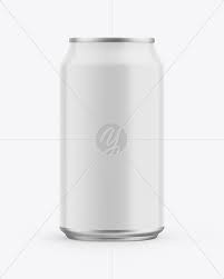 Download Matte Finish Aluminum Drink Can Mockup In Can Mockups On Yellow Images Object Mockups PSD Mockup Templates