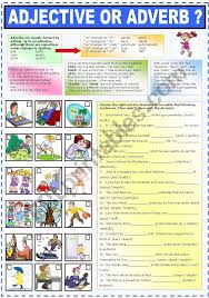 Adjective Or Adverb Worksheet In 2020 Adjectives Adverbs Adverbs Worksheet