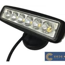 Picture Of The Code4led 6 Inch Single Row Led Light Bar Off Road Led Lights Led Light Bars Bar Lighting