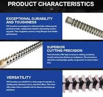 Ruizuan OEM/ODM Tools HSS Broach Cutter Square Push Broach High Speed Steel  Broaching Cutting Tools