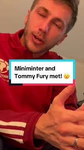 Miniminter and Tommy Fury met! 😮 #Sidemen #Miniminter #SoccerAid #TommyFury