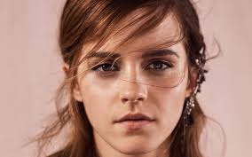 The hair is strawberry blonde, black or red to brown. 4548776 Simple Background Long Hair Face Emma Watson Eyes Brown Eyes Looking At Viewer Portrait Blurred Women Auburn Hair Actress Wallpaper Mocah Hd Wallpapers