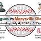 Marysville Giants VS Medford Rogues Game 2 PEL