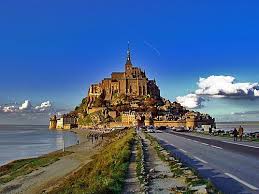 Normandy France Mont Saint Michel Castle The Castle That Inspired The Kingdom Of Corona In Tangled Castles France Places To Visit Places To Go