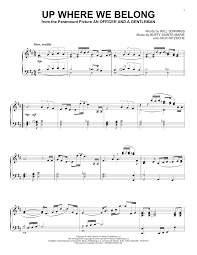 Ultimate guitar pro is a premium guitar tab service, available on pc, mac, ios and android. Joe Cocker Jennifer Warnes Up Where We Belong Sheet Music Download Printable Pdf Love Music Score For Piano Solo 163856