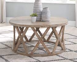 Glasslore Coffee Table T921 8 Light Grayish Brown Casual Stationary Occasional In 2021 Drum Coffee Table Coffee Table Farmhouse Coffee Table Wood